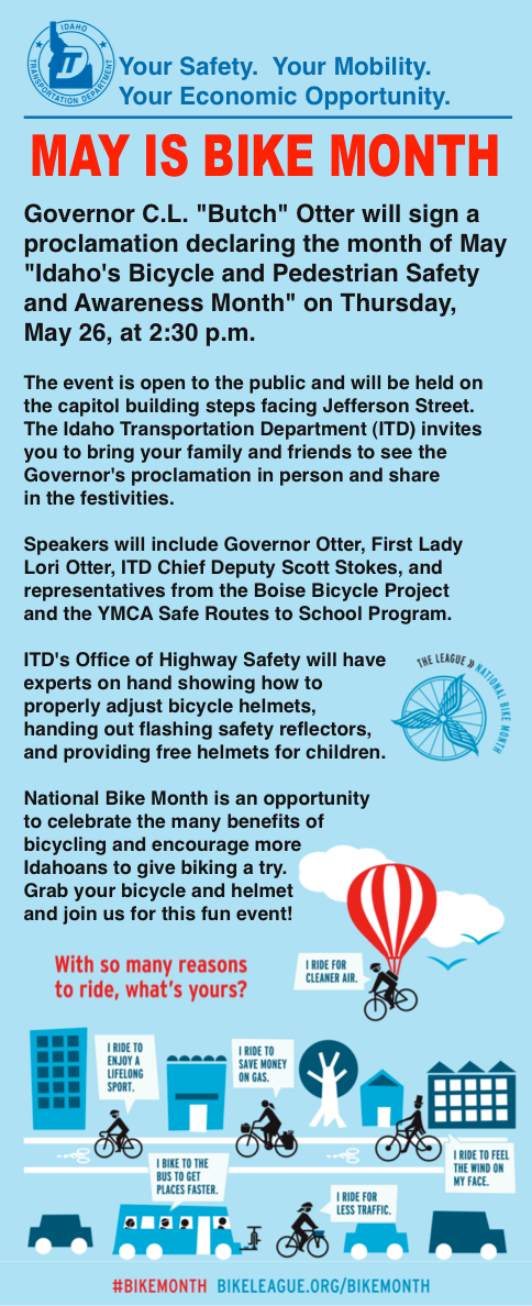 May is Bike Month