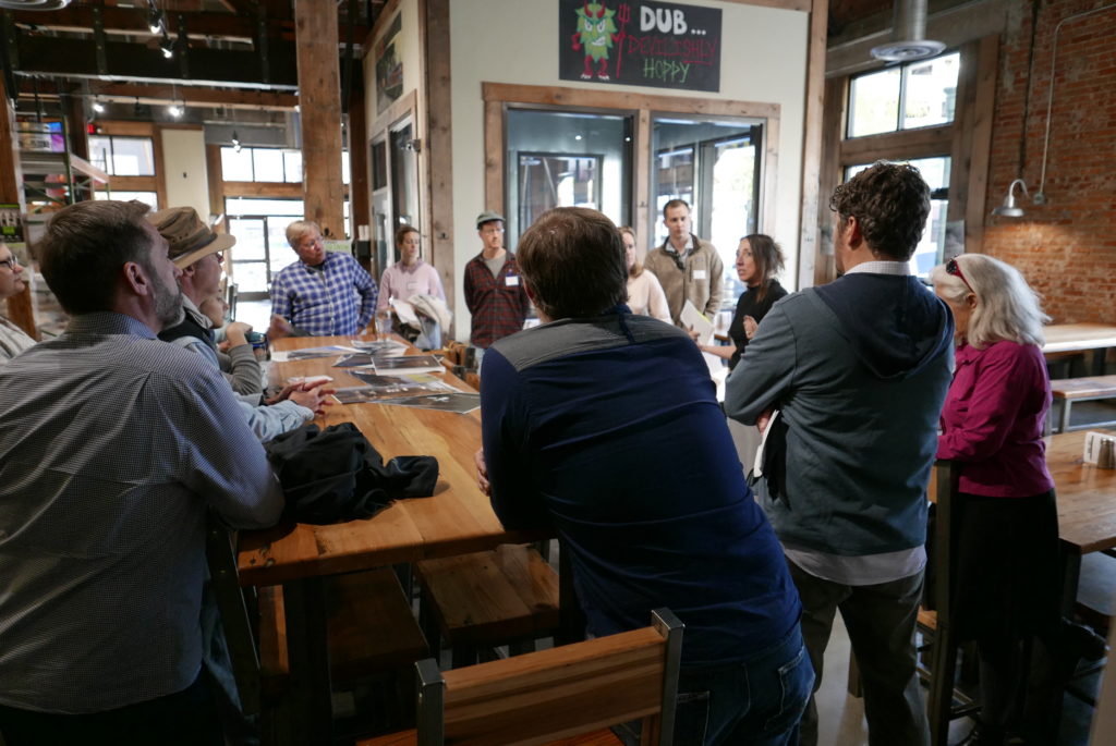 Connie St. George presenting 10 Barrel