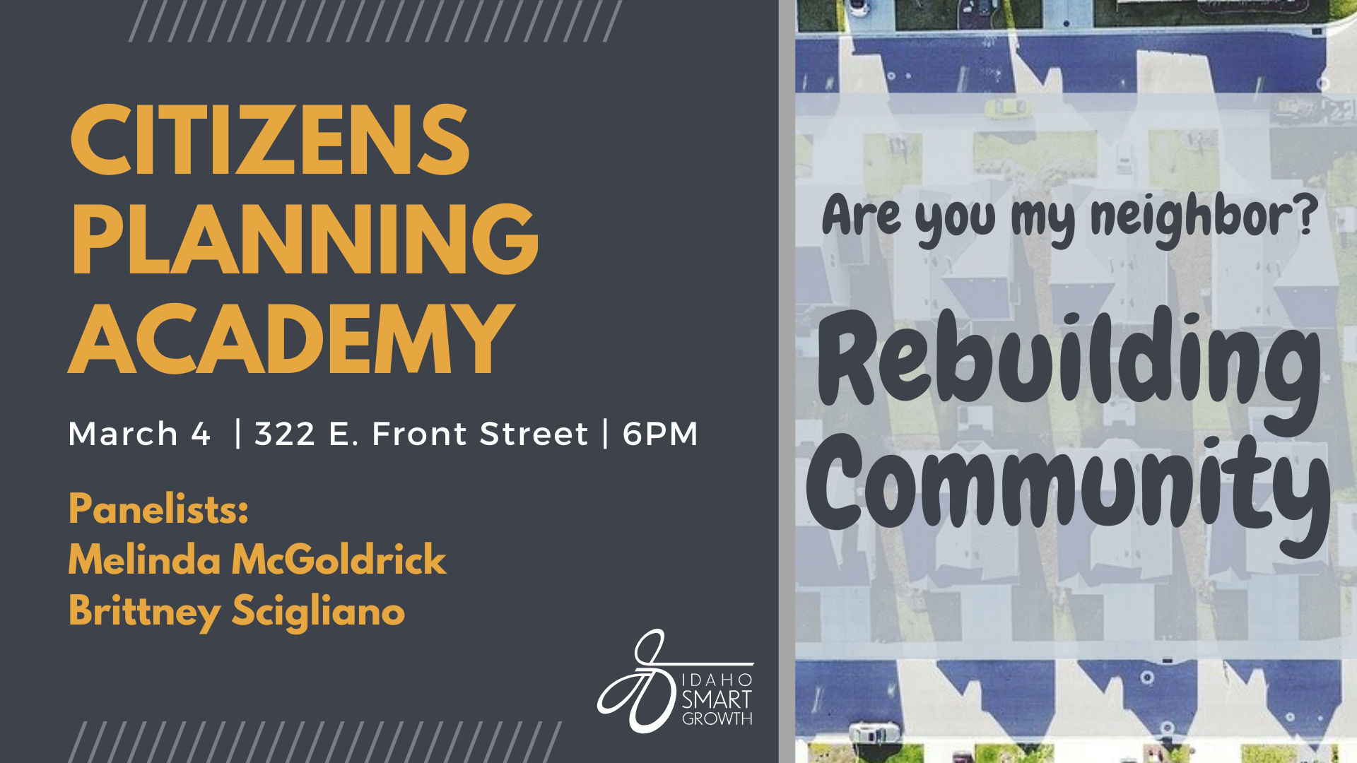 Citizens Planning Academy March 4