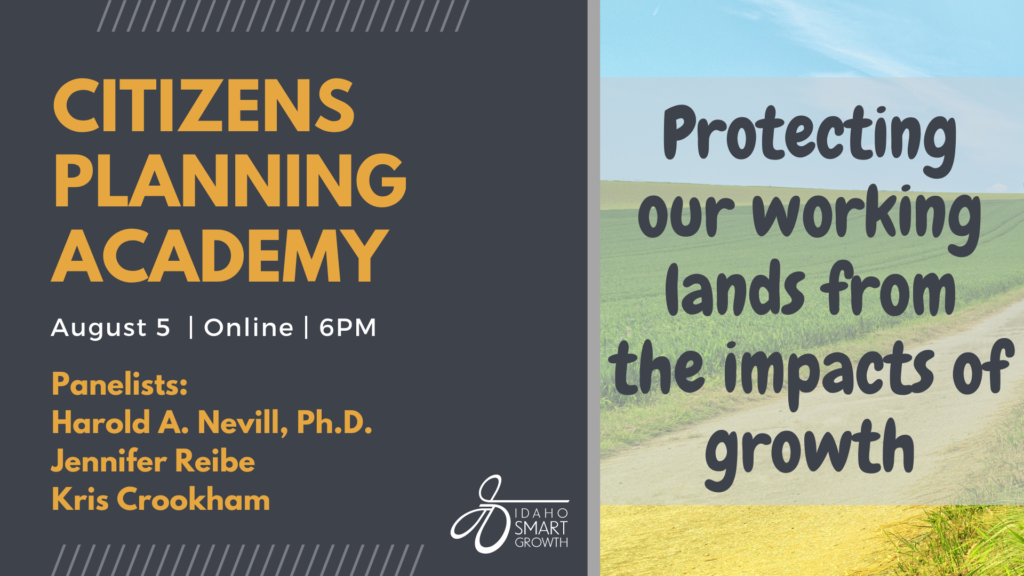 Citizens Planning Academy August 5th